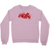 akira inspired bike motorbike Crewneck Sweatshirt