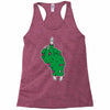 rude zombie Racerback Tank