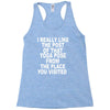 yoga pose post Racerback Tank