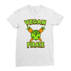 vegan pirate Ladies Fitted T-Shirt