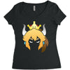 bowsette meme Women's Triblend Scoop T-shirt