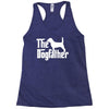 the dogfather beagle white Racerback Tank