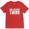 real men make twins V-Neck Tee