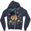 HOO DINI Zipper Hoodie