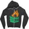 2016 dumpster fire Zipper Hoodie