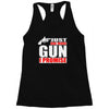 just one more gun i promise Racerback Tank