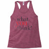 what you think Racerback Tank