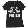 trust me i'm polish Ladies Fitted T-Shirt