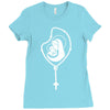 catholic rosary Ladies Fitted T-Shirt