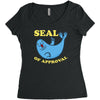 seal of approval Women's Triblend Scoop T-shirt