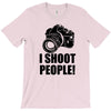 i shoot people t shirt funny photographer tee camera photography digit T-Shirt