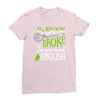 teacher tee! Ladies Fitted T-Shirt