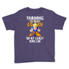 Training To Beat Goku Youth Tee