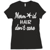 mermaid hair Ladies Fitted T-Shirt