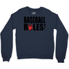 baseball rules Crewneck Sweatshirt