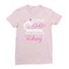 real girls go fishing Ladies Fitted T-Shirt