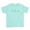 morning coffee heatbeat ekg Youth Tee