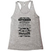 I Am A September Women Racerback Tank