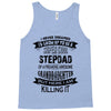 Super Cool Stepdad Of A Freaking Awesome Granddaughter Tank Top