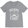 who wants to ride V-Neck Tee