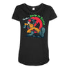 keep on bustin Maternity Scoop Neck T-shirt