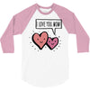 i love you mom 3/4 Sleeve Shirt