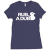 rub a dub Ladies Fitted T-Shirt