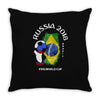 brazil national team youth 2018 fifa world cup Throw Pillow