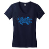 bargain paradise garage sign Women's V-Neck T-Shirt