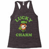 lucky charm 2 Racerback Tank