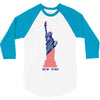 4th of july 3/4 Sleeve Shirt