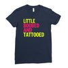 little boobed and tattoed Ladies Fitted T-Shirt