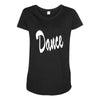 dance Maternity Scoop Neck T-shirt