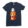 brave kitty Ladies Fitted T-Shirt
