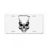 stupid skull License Plate