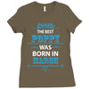 The Best Poppy Was Born In March Ladies Fitted T-Shirt