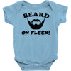 mens beard Baby Onesie