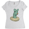 elizabethan dilophosaurus Women's Triblend Scoop T-shirt