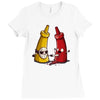 it's only ketchup Ladies Fitted T-Shirt