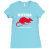 nutria its whats for dinner Ladies Fitted T-Shirt