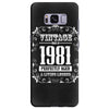 vintage made in 1981 perfectly aged a living legend Samsung Galaxy S8 Plus