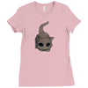 cute cat Ladies Fitted T-Shirt