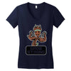 groot grow strong galaxy gym fitness mashup Women's V-Neck T-Shirt