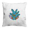 more mudkip Throw Pillow