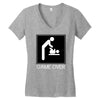 game over baby Women's V-Neck T-Shirt