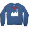 factory records   retro record label   mens music Crewneck Sweatshirt