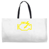check engine light Weekender Totes