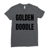 golden doodle Ladies Fitted T-Shirt