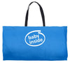 baby inside sticker vinyl decal Weekender Totes