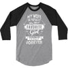 My Wife Is Totally My Most Favorite Girl 3/4 Sleeve Shirt